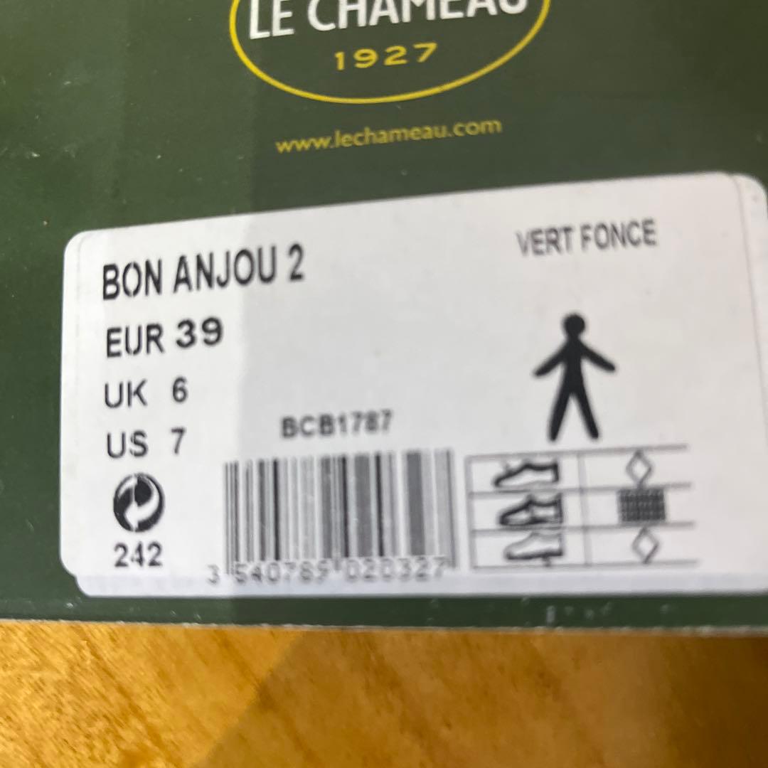 298】レディース レイン ラバーブーツLE CHAMEAU 39