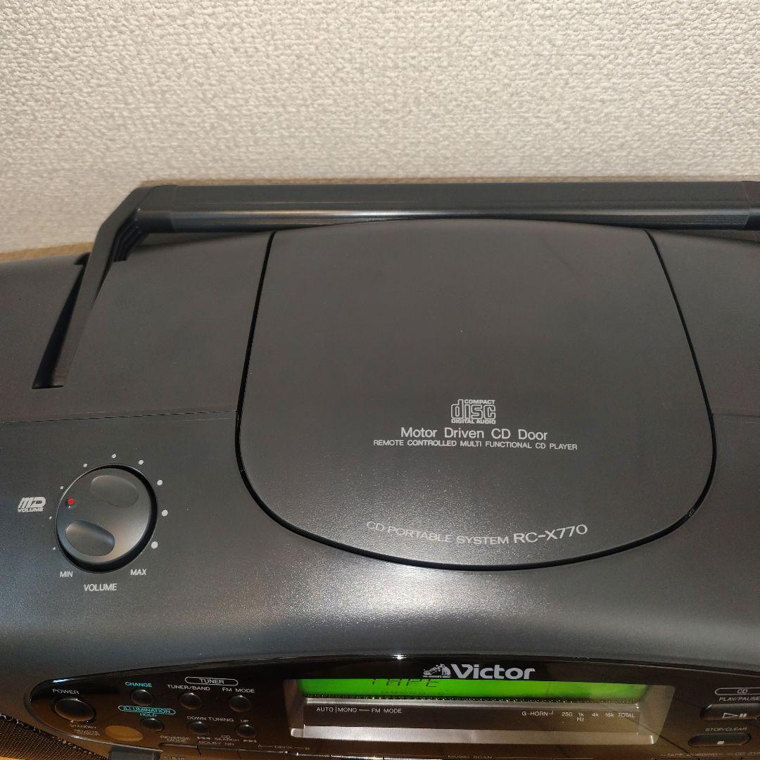 Victor RC-X770 CDラジカセ - メルカリ