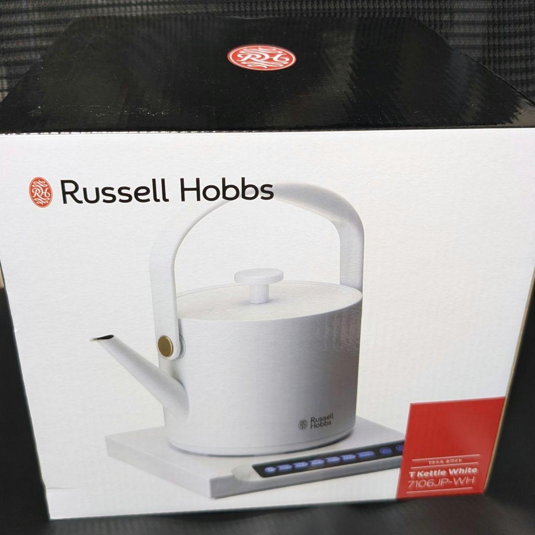 【新品未開封】Russell Hobbs T Kettle 7106JP-WH Russell Hobbs (ラッセルホブス) T Kettle (T ケトル) ホワイト[7106JP