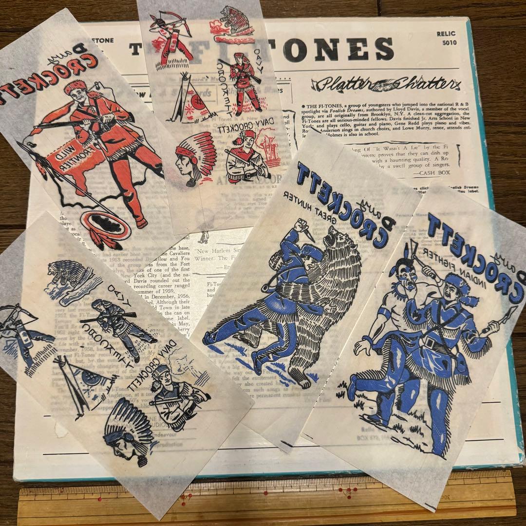 50sビンテージ古着アイロンプリント転写紙ネイティブUSAロカビリー
