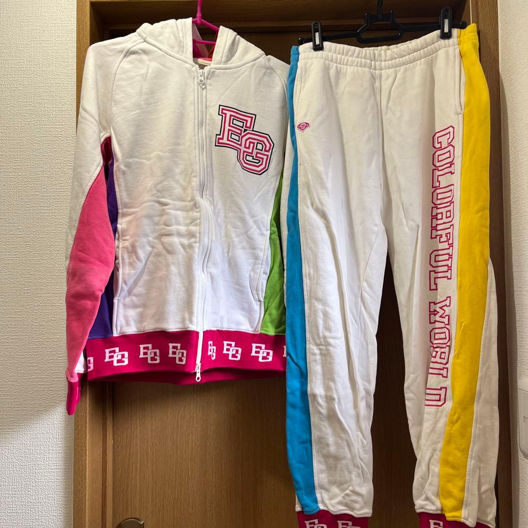 E-girls COLORFULWORLD ジャージ Sサイズ E-girls 2014 Colorful Land ツアー 公式セットアップ ジャージ