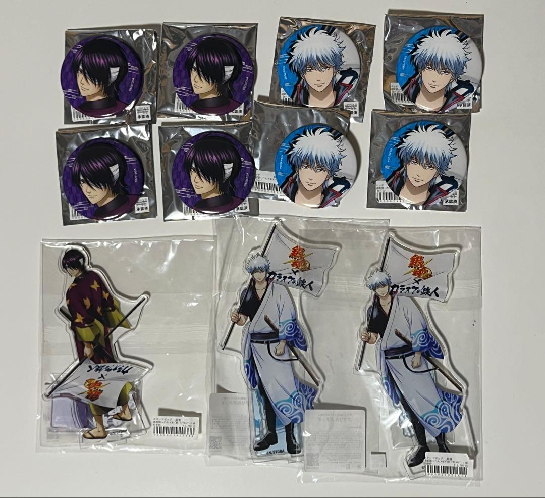 銀魂　坂田銀時　高杉晋助　カラオケの鉄人トレーディング缶バッジ　アクリルスタンド 高杉晋助 アクリルスタンド（大）桜あんみつVer. [銀魂