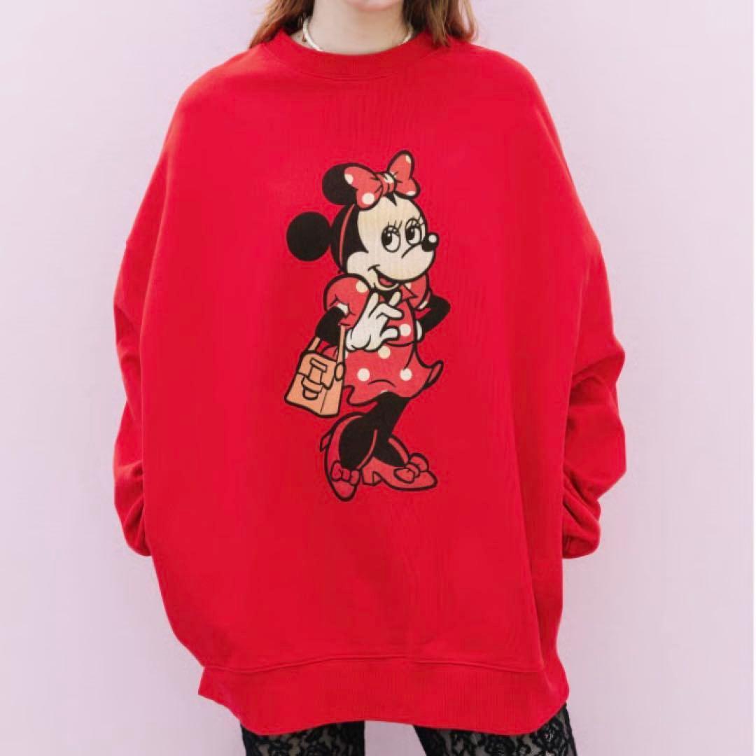 新品未使用☆WCJ ディズニー ビッグ スウェット ミニー ミニパル