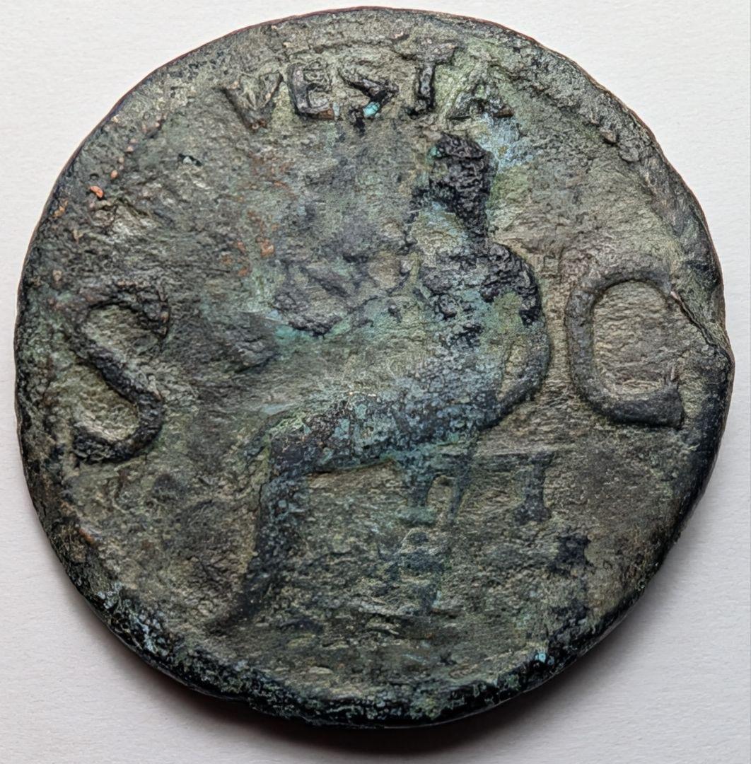 TKC026 カリグラのアス銅貨 - メルカリ
