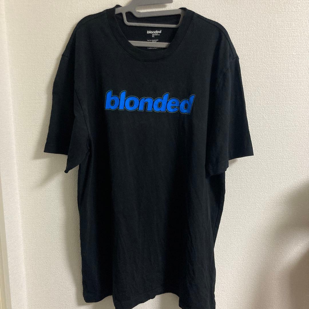 Frank Ocean blonded Tシャツ XL マーチ 黒 Frank Ocean Blonded Logo T-Shirt Black Blue X-Large Brand New | eBay