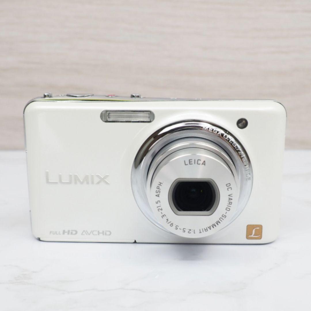 ✨️LUMIX DMC-FX77 動作確認済 コンデジ オールド リリーホワイト
