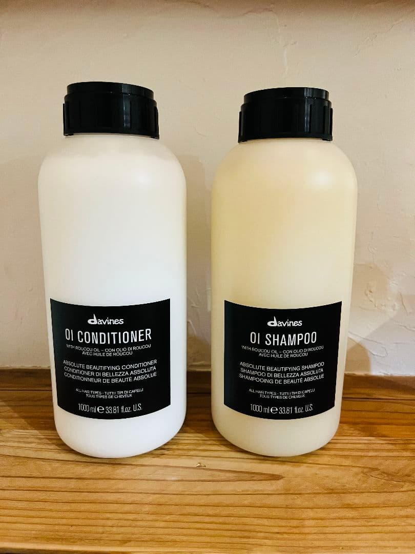 ダヴィネス　オイシャンプー＆コンディショナー1000mlセット OI ○ セット販売 ダヴィネス オイ シャンプー 1000ml +