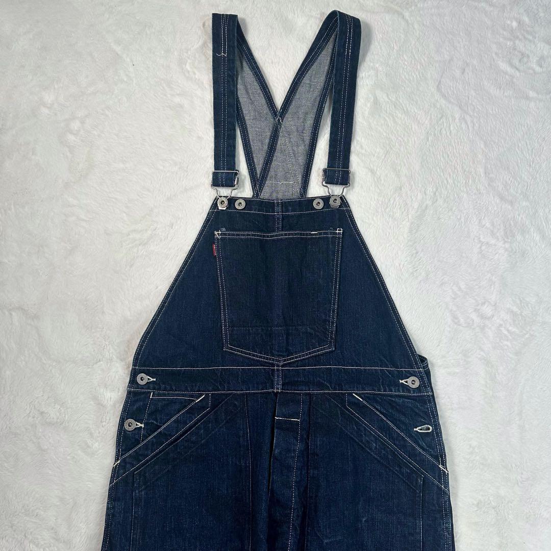 美品 EVISU エヴィス オーバーオール サロペット 32（L） デニム