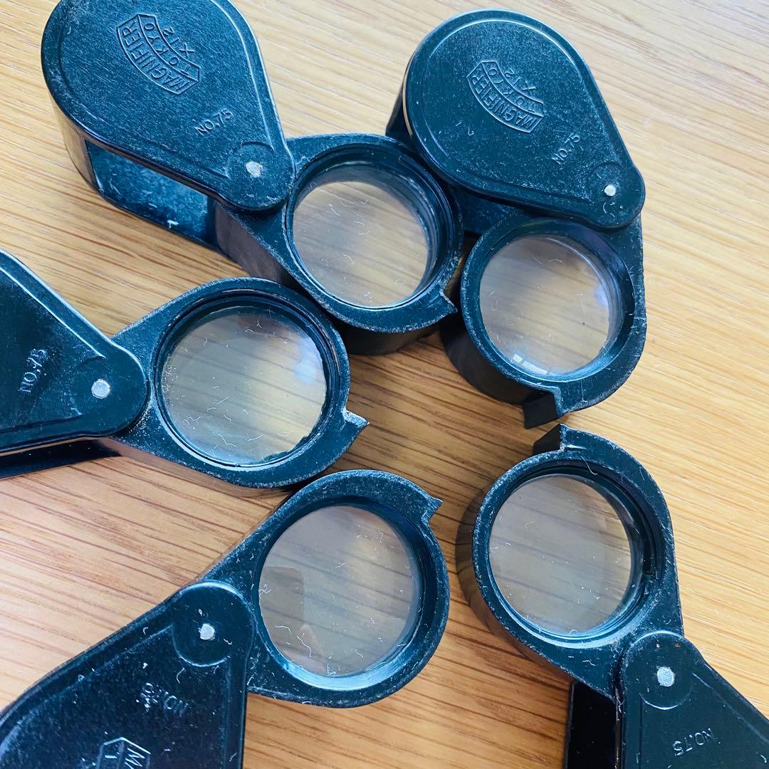 MAGNIFIER TOKYO 希少 国産？ ポケットルーペ ×12 拡大鏡