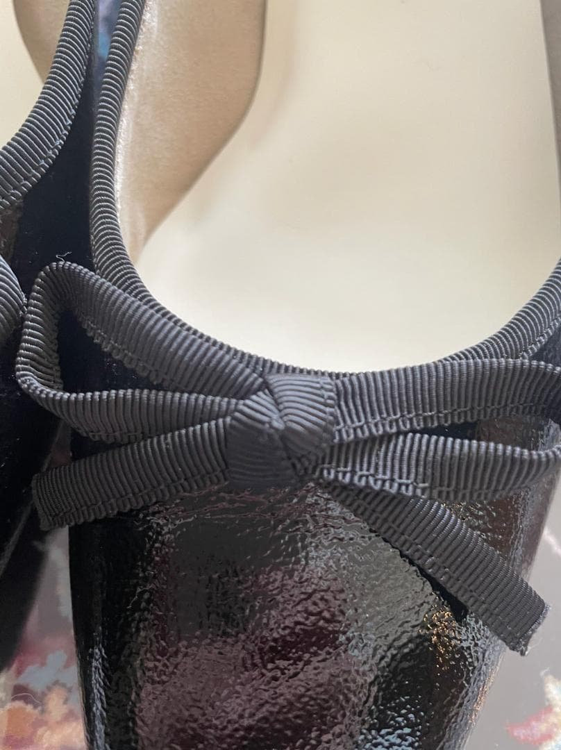 ダイアナ バレエシューズ エナメル リボン 24cm - メルカリ