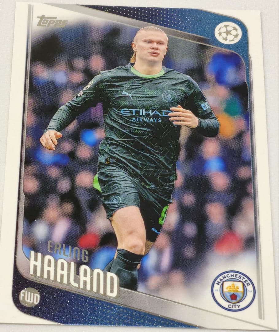 エルリング・ハーランド 画像違いSSP マンチェスター・シティ Topps