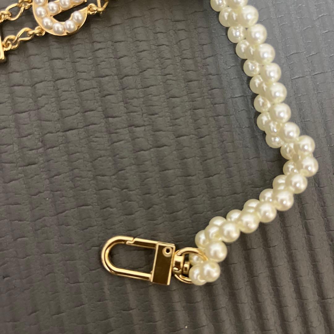 Ange Charme アンジュシャルム スマホストラップ パール 辻希美 - メルカリ