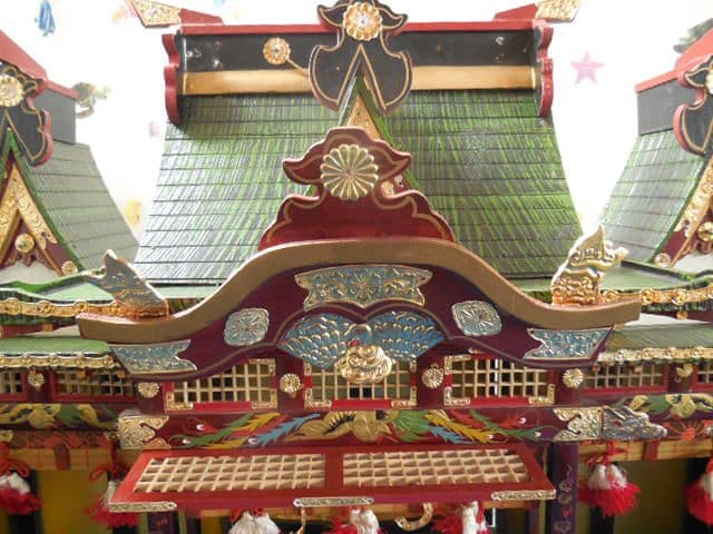 昭和レトロ 雛人形 御殿飾り 豊寿殿 雛飾り 雛祭り木製組み立て式 昭和