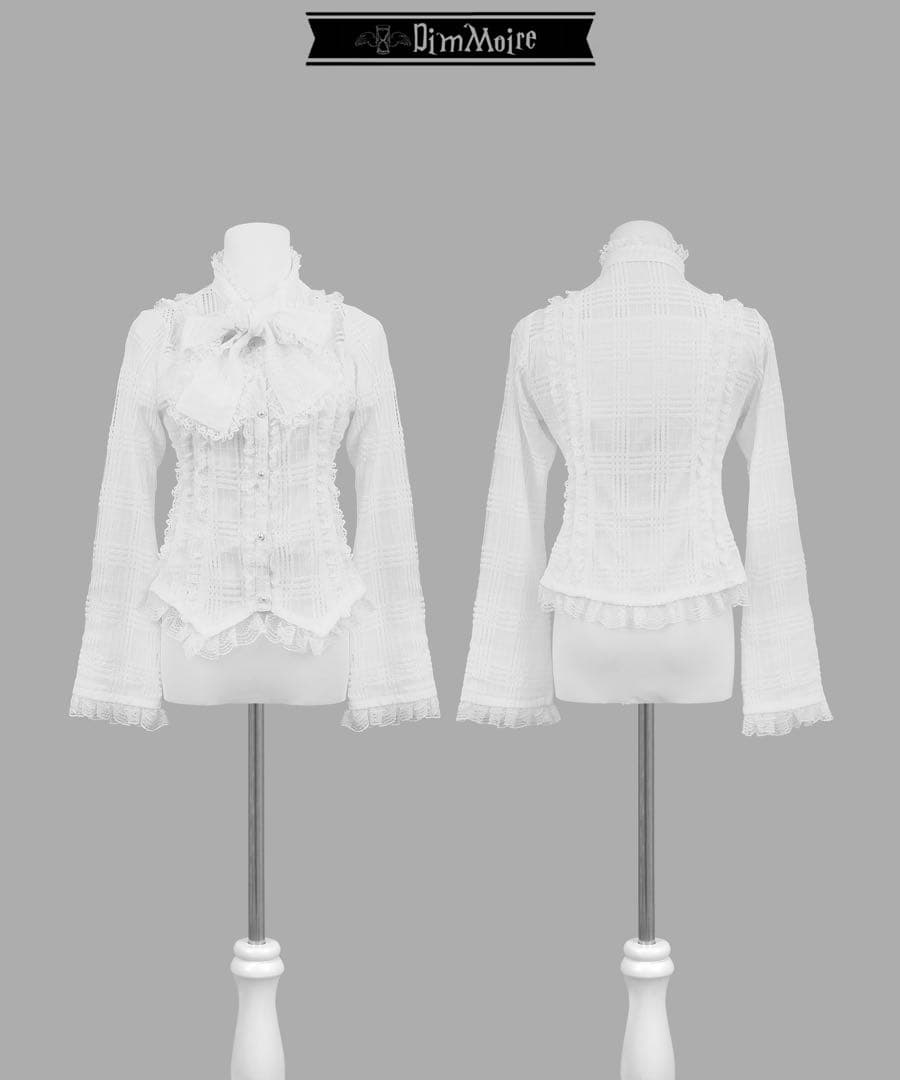 ディムモアール】荊棘リボンタイブラウス ホワイト 新品未使用