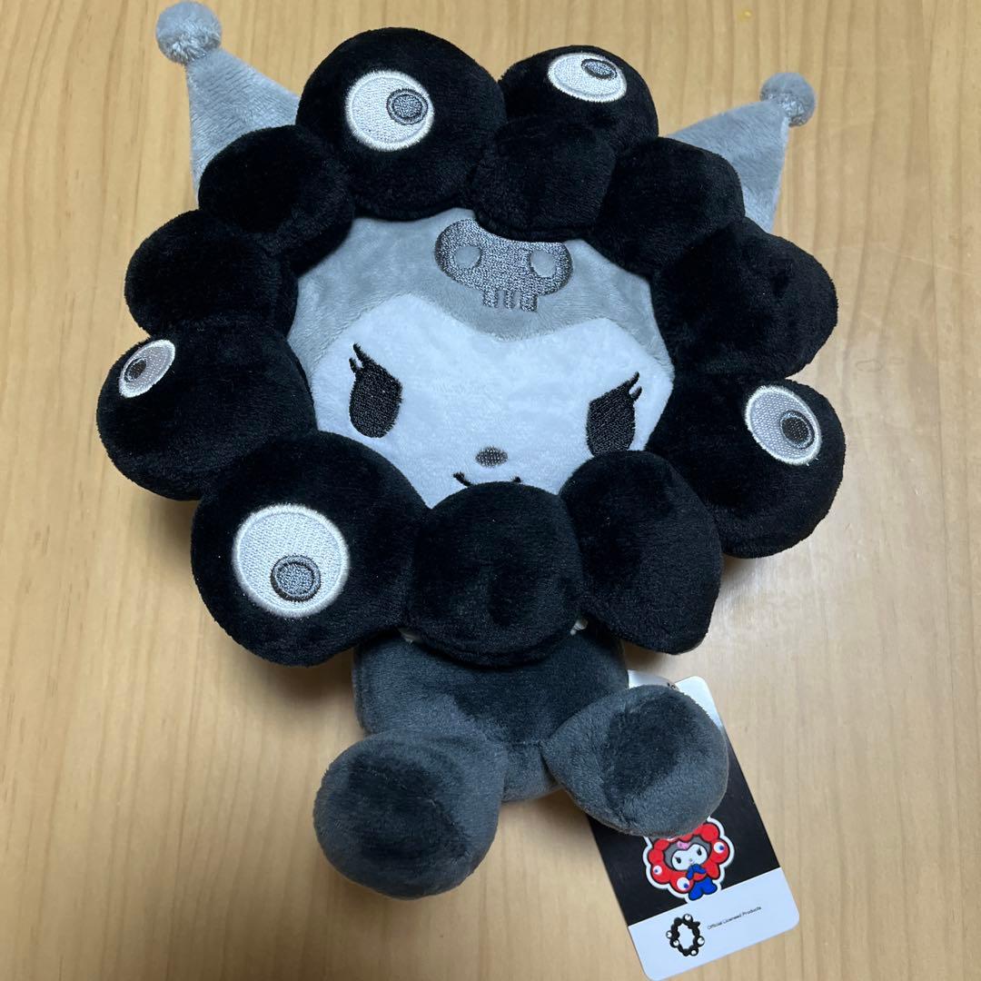 サンリオ黒ミャクミャククロミMぬいぐるみ サンリオ×黒ミャクミャクぬいぐるみ、受注販売再開！ 全7キャラ