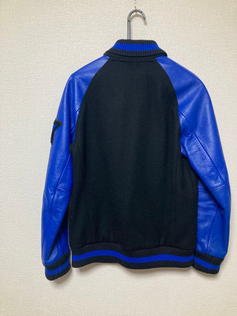 BEDWIN スタジャン アワードジャケット ベドウィン 青黒メルトン 野村