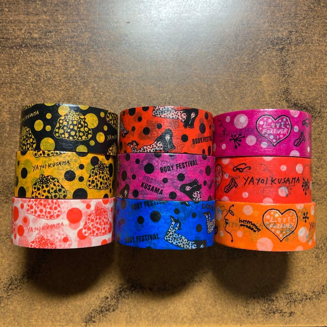 レア】マスキングテープ (中古) #3420 草間弥生 オリジナル 水玉