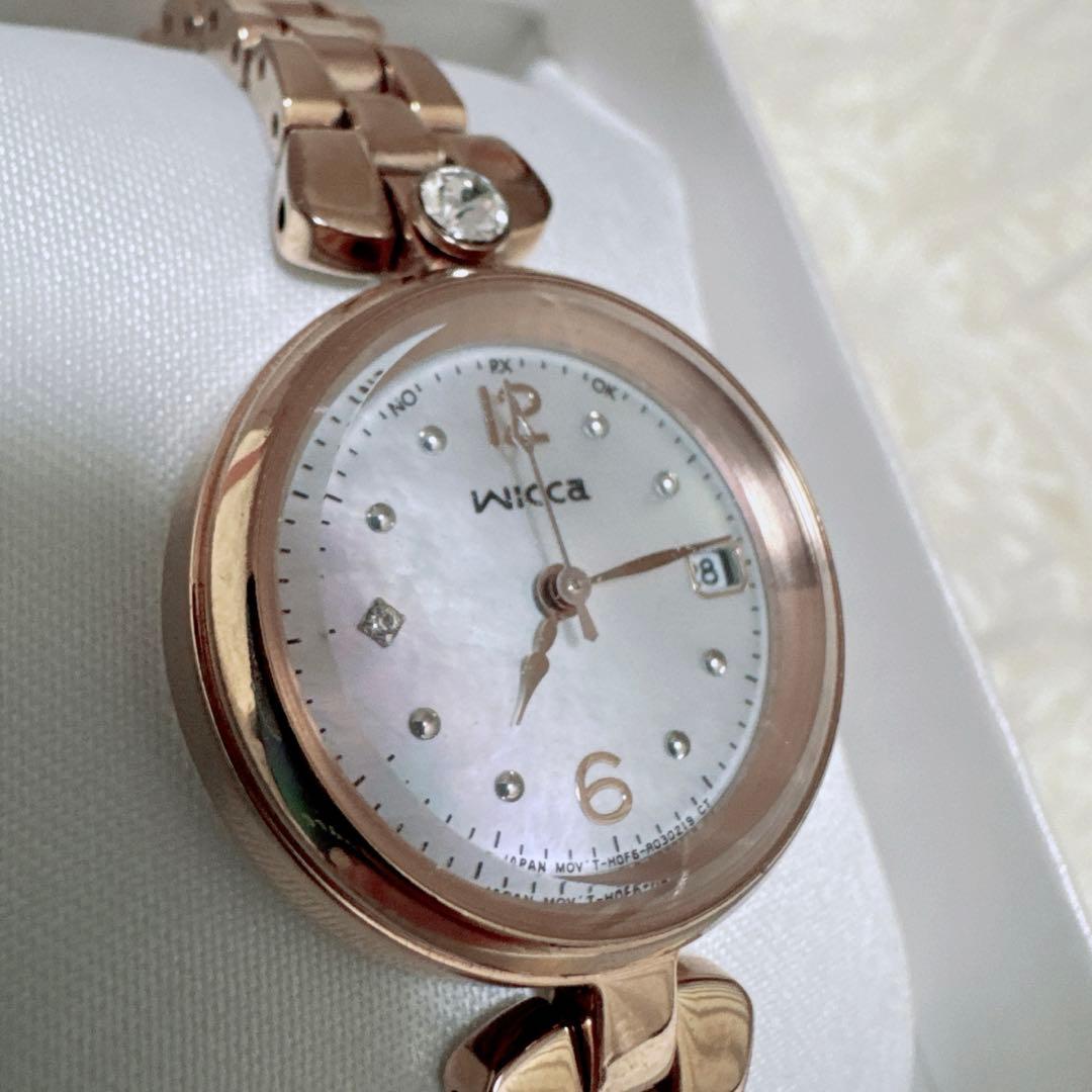 シチズン ウィッカ ティアラスターコレクション 電波ソーラー ピンク