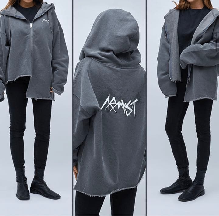 ジョングク パーカー(BLACK)Lsize おまけ付き - メルカリ