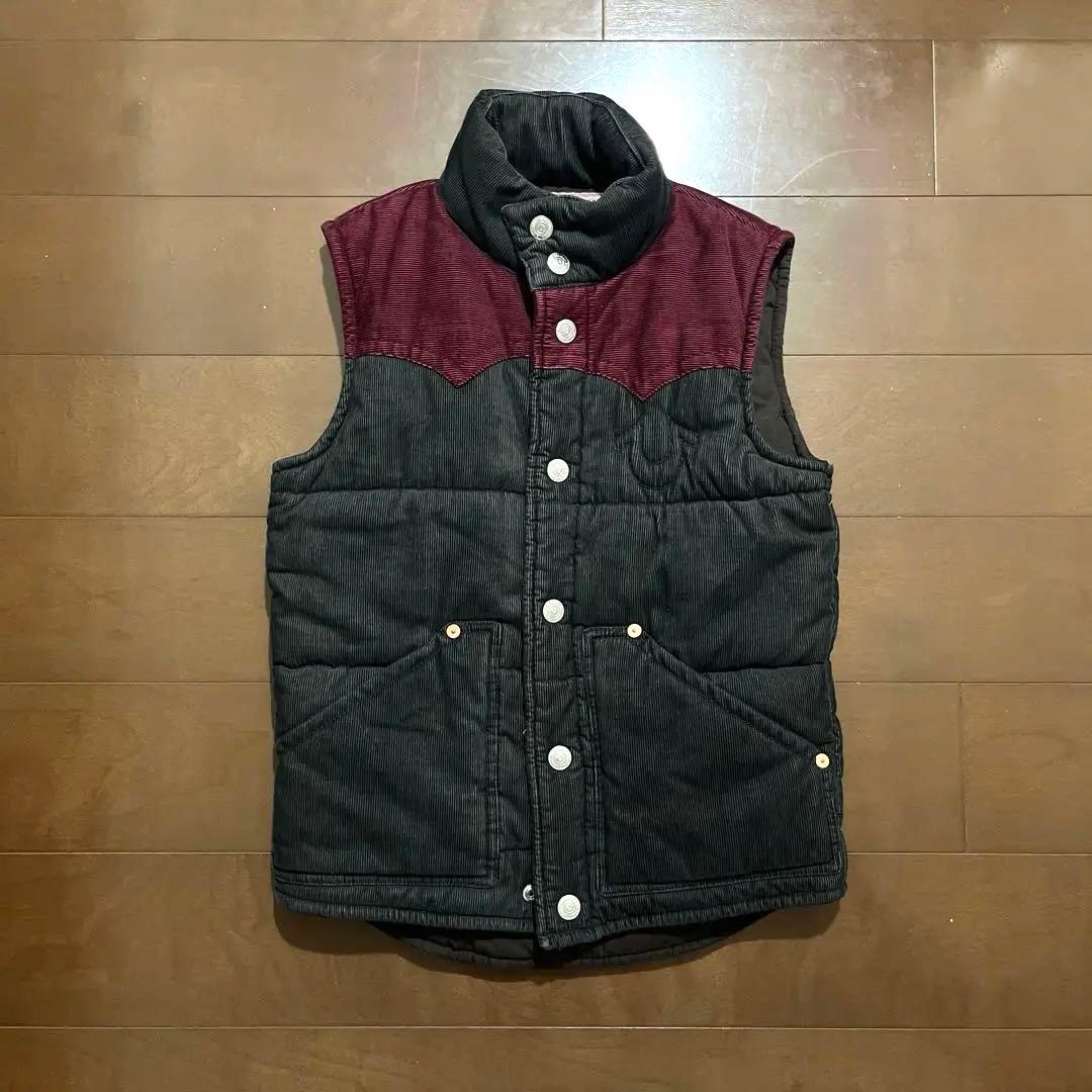 true religion Carter ベスト True Religion Jeans Men's Ricky Super T Shasta brown navy stitch