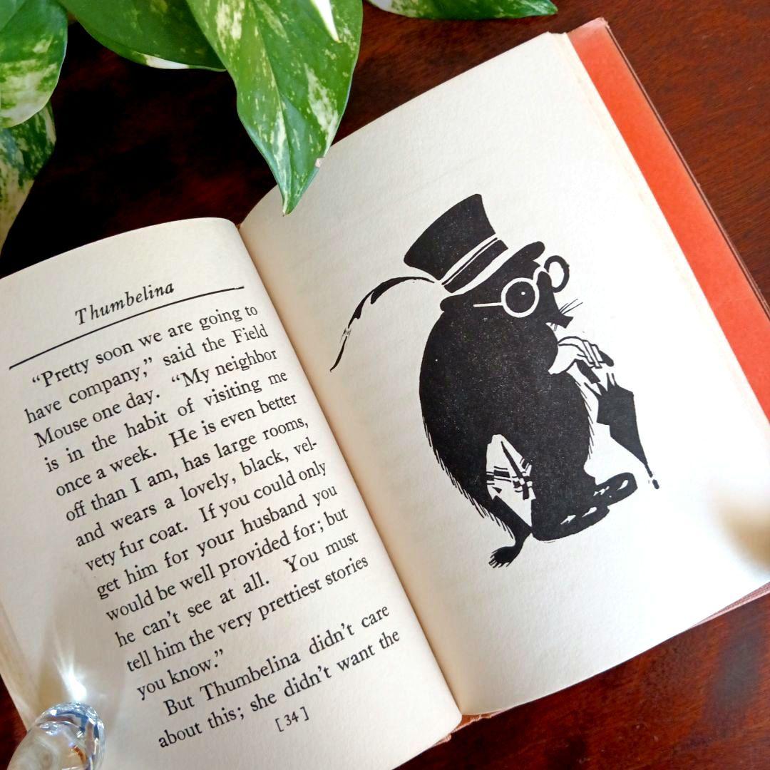 洋書古書 1957年 Nerman ネイマン 希少 おやゆび姫 ヴィンテージ