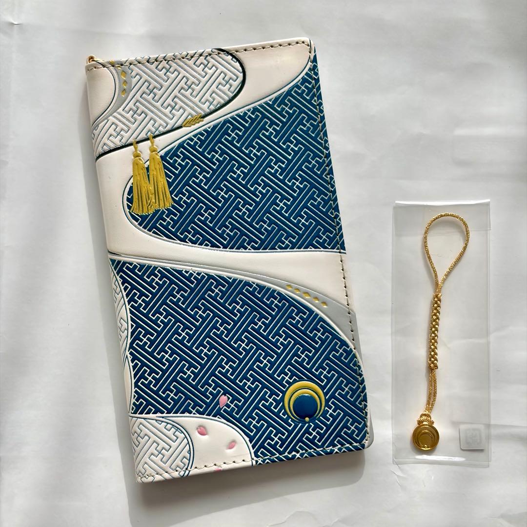 希少☆完売品☆新品】刀剣乱舞×浅草文庫 友禅染牛革スマホケース