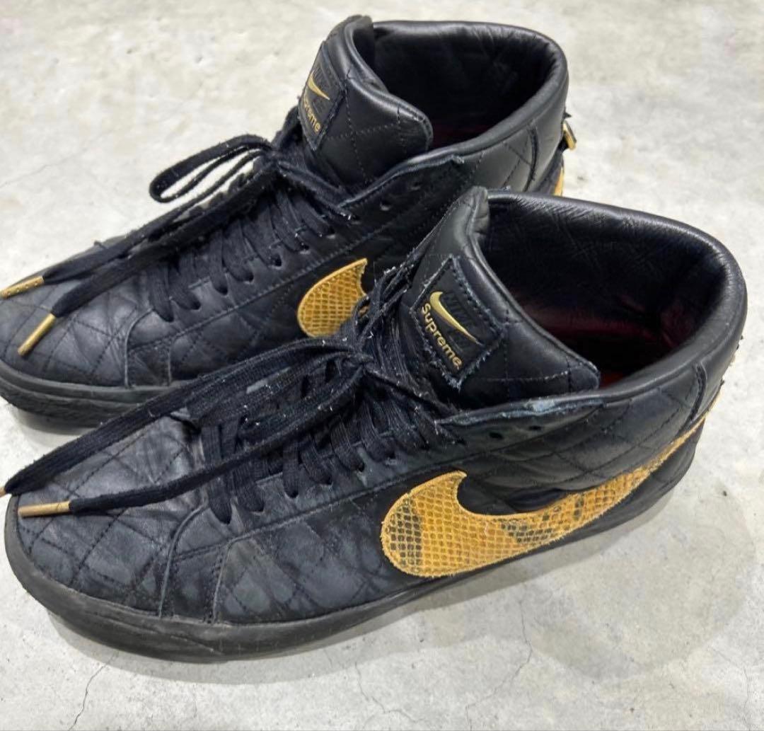 supreme Nike SB Blazer Mid BLACK 28㎝ - メルカリ