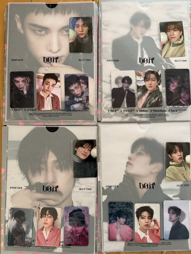 Stray Kids DOIT CD8枚セット メンバーポスターコンプリート他 - メルカリ