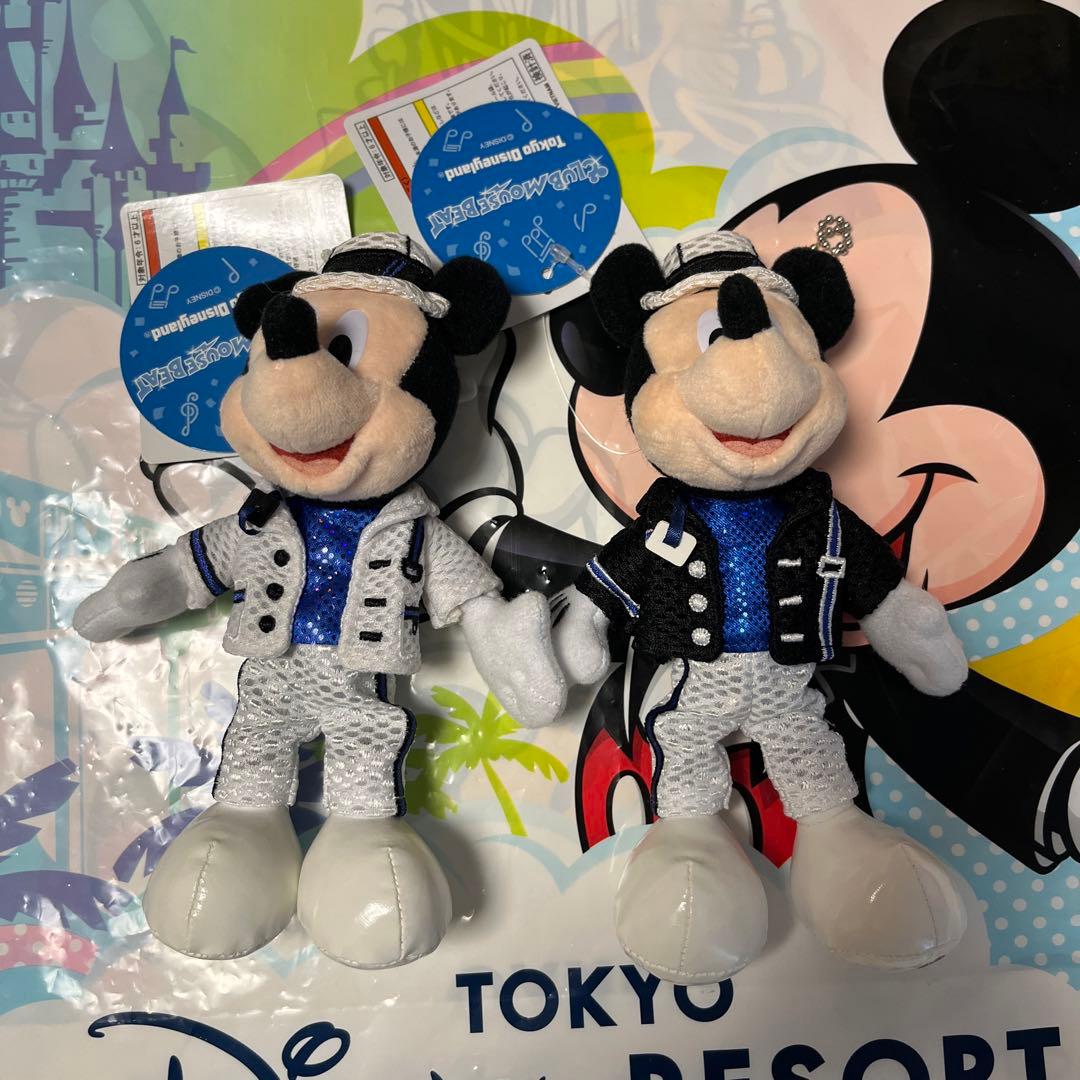 新品 ディズニー クラブマウスビート ミッキー ぬいぐるみ バッジ