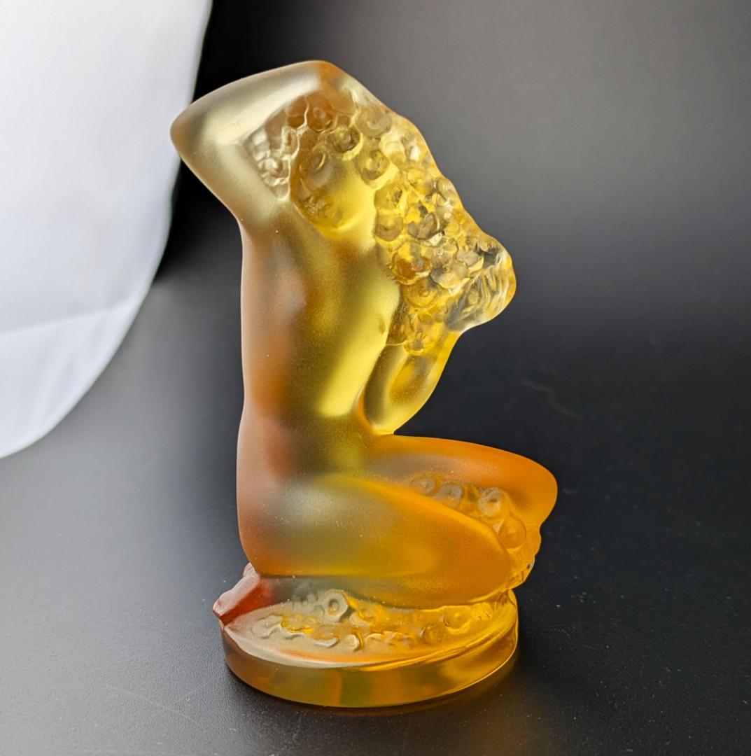 まーくんさん専用珍しい琥珀!★ラリック フィギュリン フロレアル アールデコ 裸