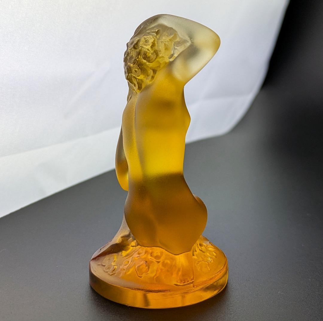 まーくんさん専用珍しい琥珀!★ラリック フィギュリン フロレアル アールデコ 裸