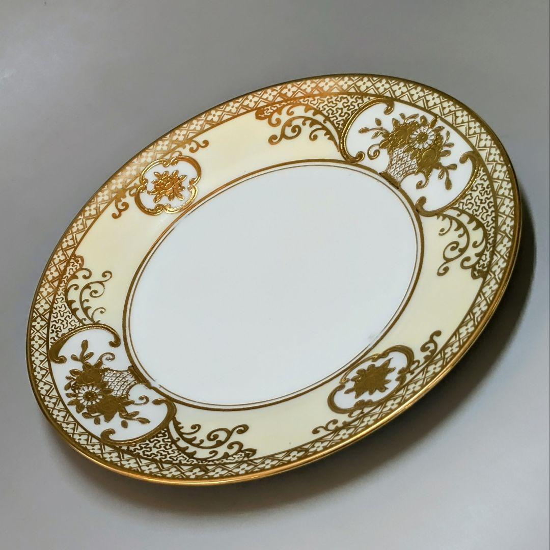 オールドノリタケ有名人気パターン・金盛上花籠装飾図紋 マルキ印