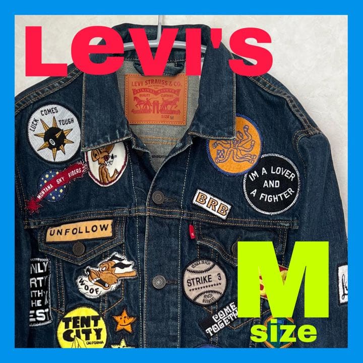 レア【Levi's/リーバイス】3rdデニムジャケット ワッペンジージャン