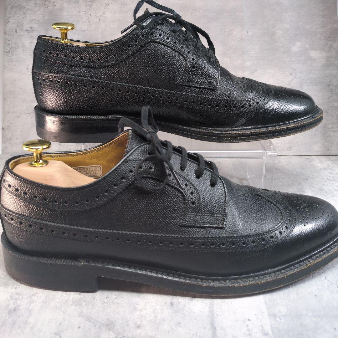 REGAL リーガルインペリアルグレード】革靴 黒 ウイングチップ 2235