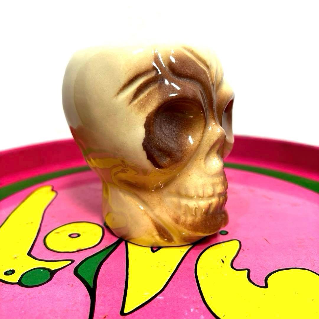 50s 60s スカル ドクロ ガイコツ 骸骨 髑髏 マグカップ ビンテージ