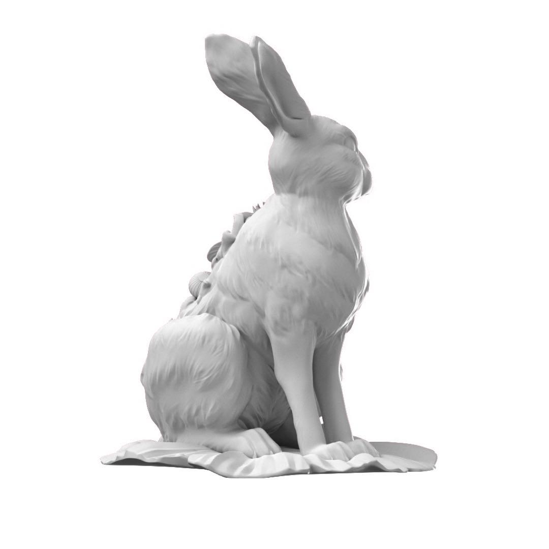 ウォーター・ラビット　水のような兎　スタチュー　フィギュア　アートトイ　限定