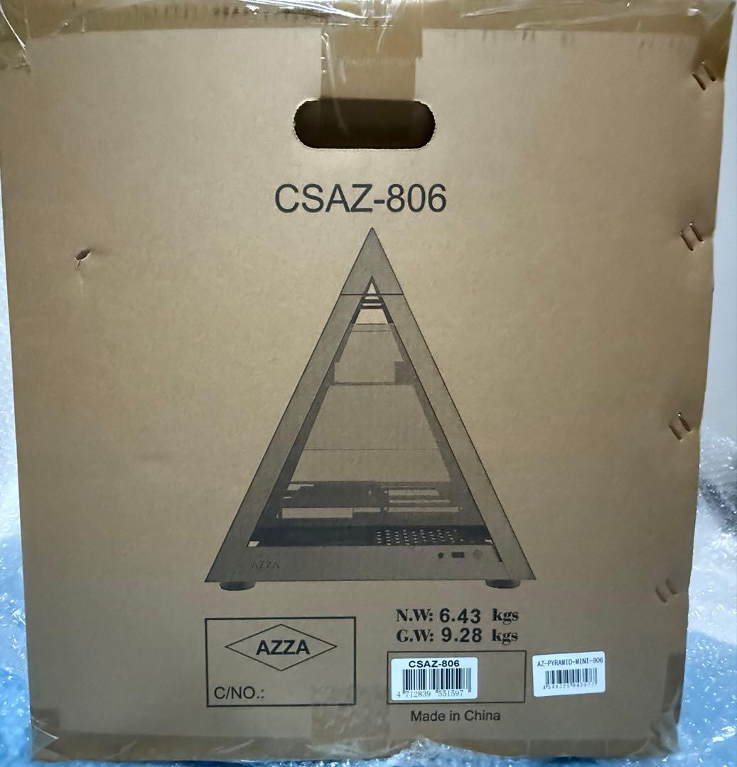 AZZA ピラミッド型(三角形) pcケース 未開封・未使用(ジャンク) - メルカリ