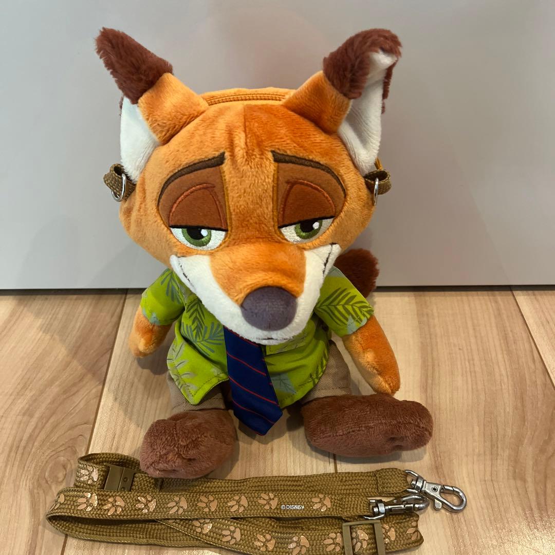 東京ディズニーリゾート ズートピア ニック ぬいぐるみ ショルダー