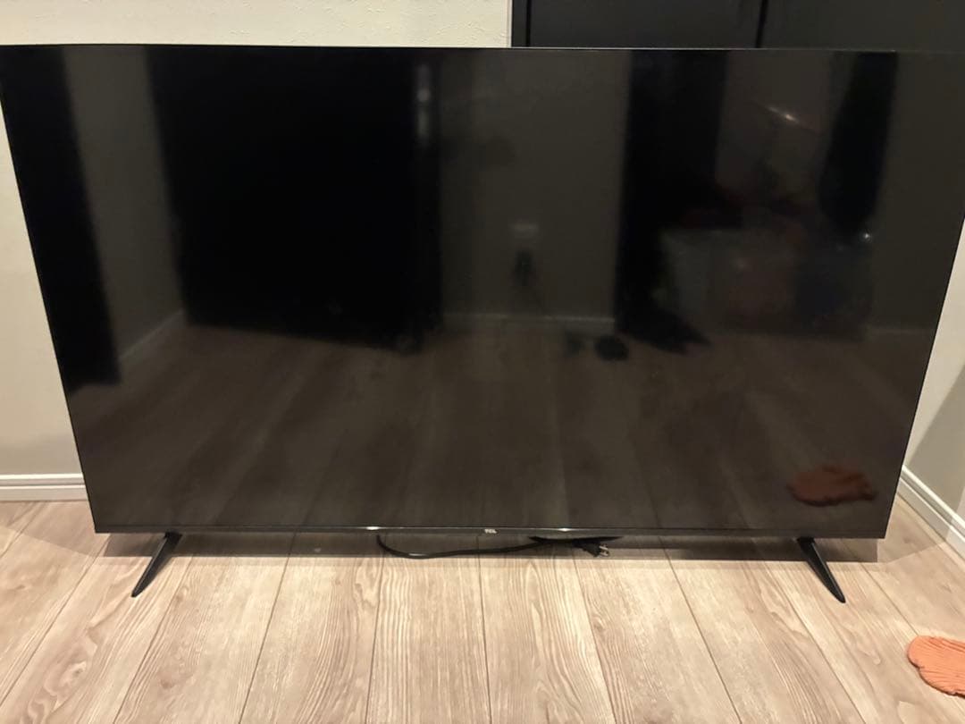 画面割れ／音・電源OK】TCL 55P61K ジャンク 着払い・直接引き取り可