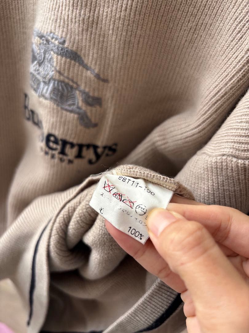 90年代 Burberry London バーバリー ニット ヴィンテージ - メルカリ