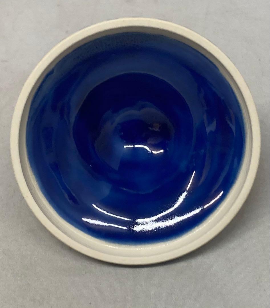 B568b「花笠 香合」南口閑粋作 共布共箱 杣山焼 香道具 茶道具 滋賀