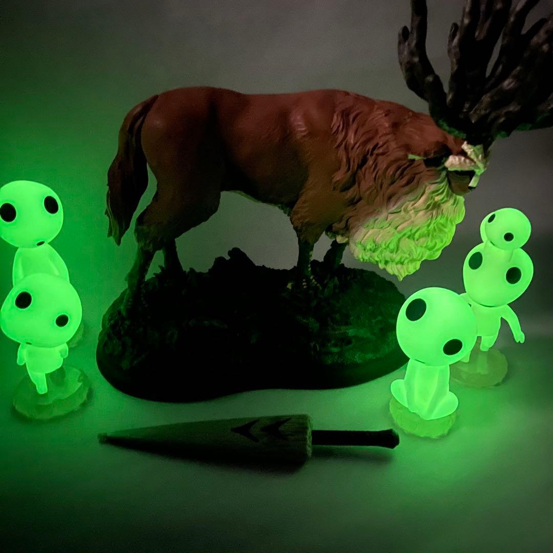 もののけ姫 25周年限定グッズ シシ神 ジオラマフィギュア コダマ サン