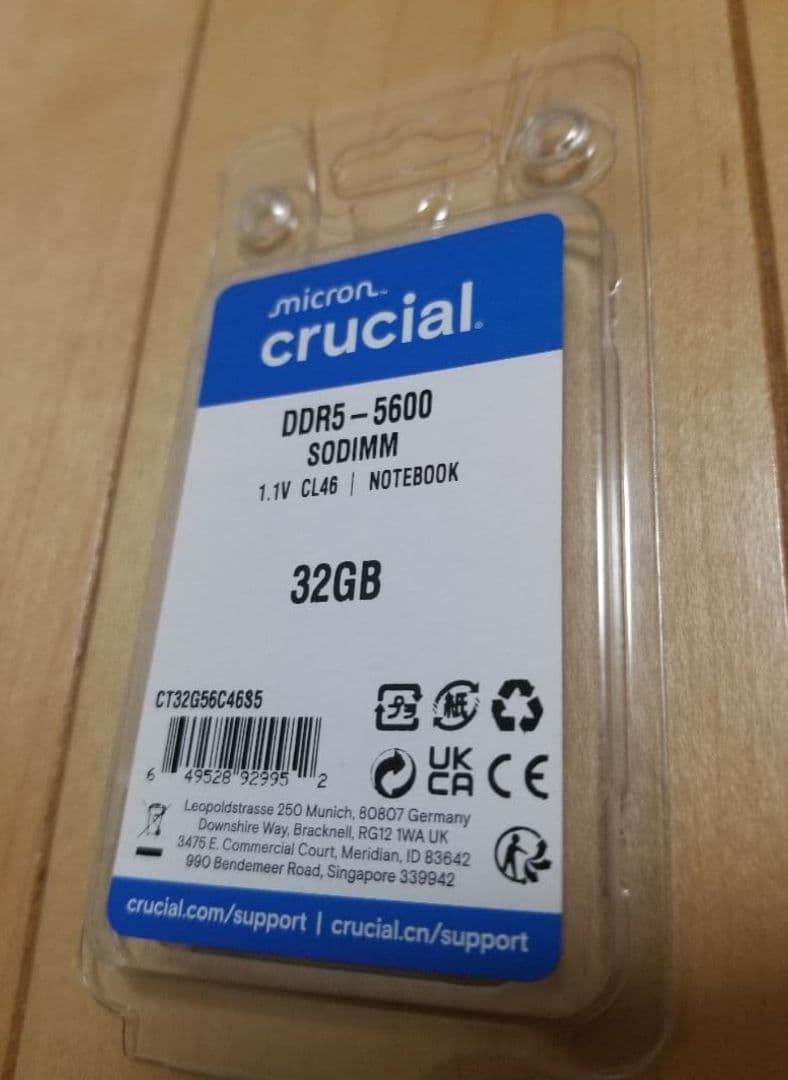 専用出品【ノート用】DDR5-5600 32GB(32GB×1)2個 新品未使用 DDR5 5600 32GB (1x32GB) 243652-scaled.jpg