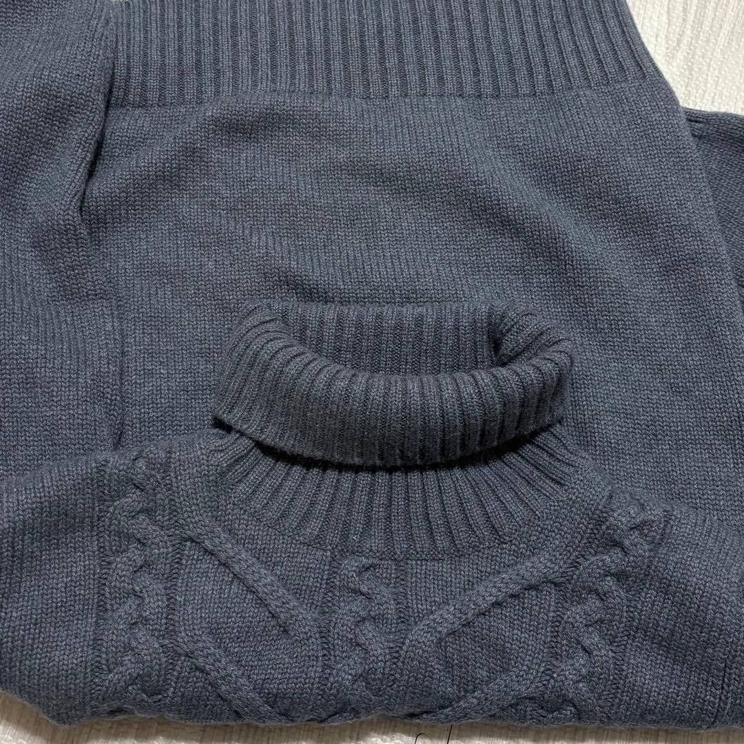 PIACENZA ピアチェンツァ カシミア100％ ケーブル編ニット イタリア製