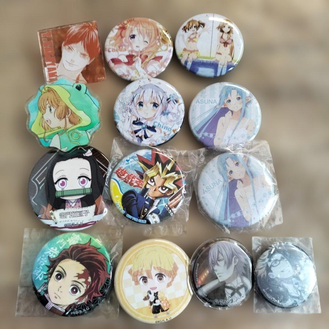 缶バッジ 鬼滅の刃 黒執事 sao ごちうさ - メルカリ