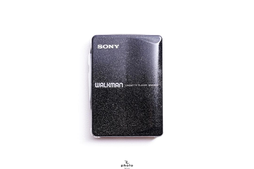 SONY WALKMAN ラメフレーク塗装 カセットウォークマン WM-EX9 SONY Cassette Walkman WM-EX9 Blue Purple Rare Working Portable