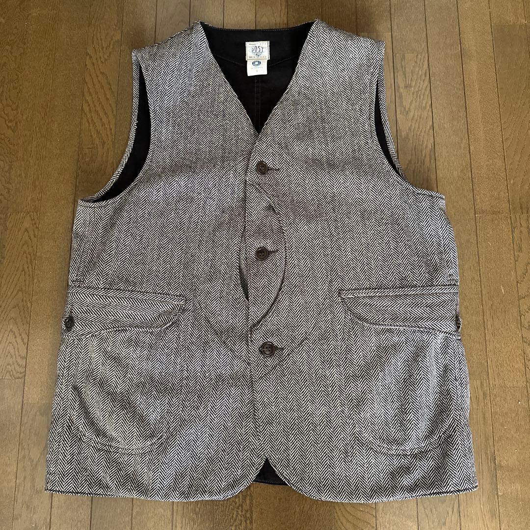 ポストオーバーオールズ　ロイヤルトラベラー　ヘリンボーンツイード　アメリカ製　S POST O'ALLS 【ポストオーバーオールズ】Royal Traveler Herringbone