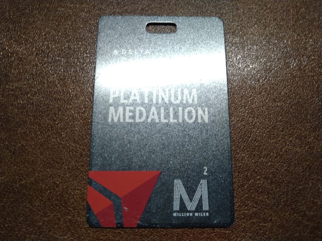 超レア品】デルタ航空 M2 ミリオンマイラー プラチナメダリオン