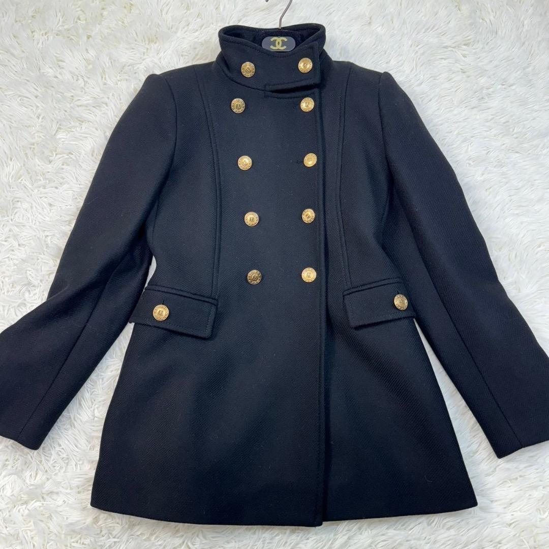 極美品✨ZARA×MANTECO ナポレオンコート 金ボタン ダブル Sサイズ