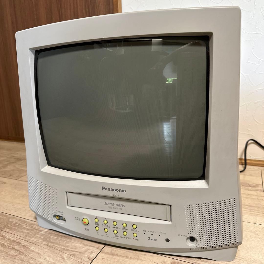 14型 ビデオ内蔵型テレビ Panasonic TH-14EV50 - メルカリ